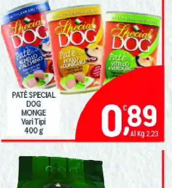 Paté special dog Monge