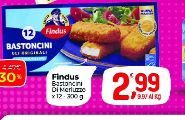 Bastoncini di merluzzo