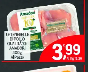 Le tenerelle di pollo Amadori