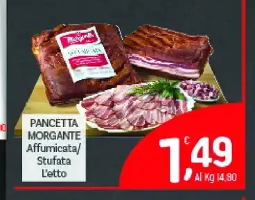 Pancetta morgante affumicata/stufata