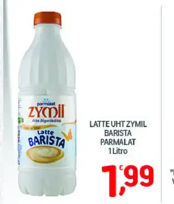 Latte UHT Zymil Barista Parmalat