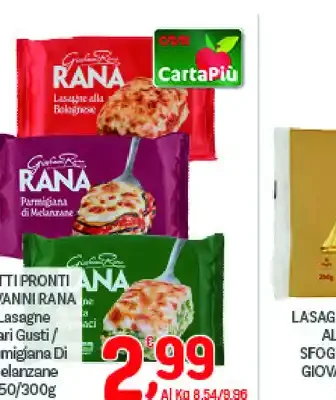 Piatti pronti Giovanni Rana