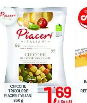 Chicche tricolore Piaceri Italiani