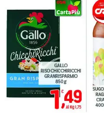 Riso Chicchiricchi Gallo
