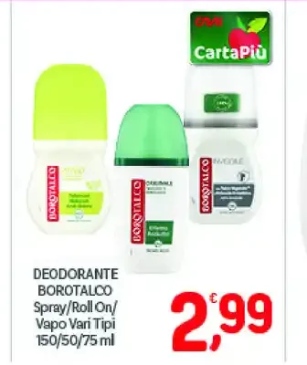 Deodorante Borotalco