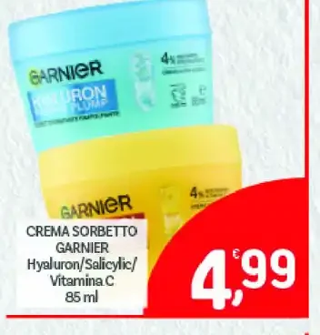 Crema sorbetto Garnier