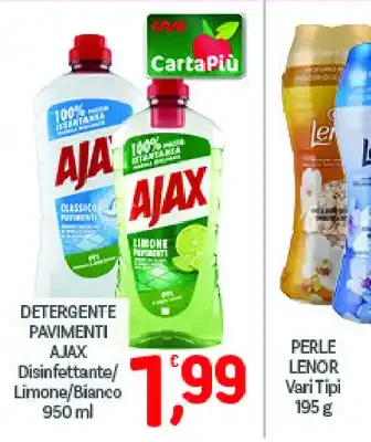Detergente pavimenti Ajax