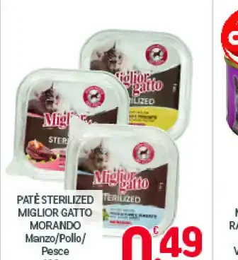 Paté sterilized Miglior Gatto