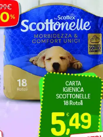 Carta igienica Scottonelle