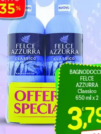 Bagno doccia Felce Azzurra