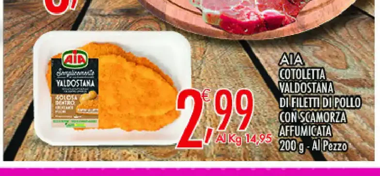 Cotoletta di pollo con scamorza