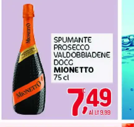 Spumante prosecco Valdobbiadene DOCG