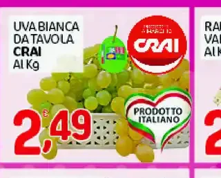 Uva bianca da tavola