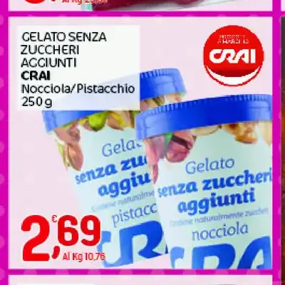 Gelato senza zuccheri aggiunti