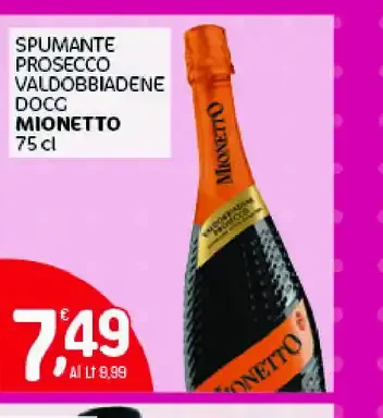 Spumante Prosecco Valdobbiadene DOCG