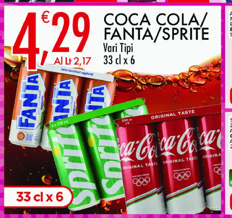 Coca-Cola/Fanta/Sprite