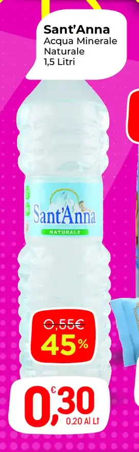 Acqua minerale naturale Sant’Anna