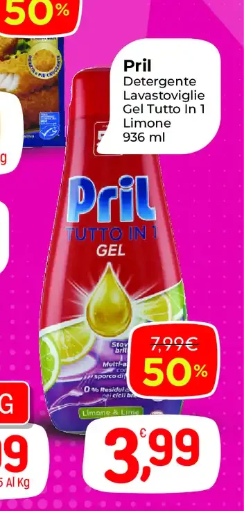 Detergente lavastoviglie gel