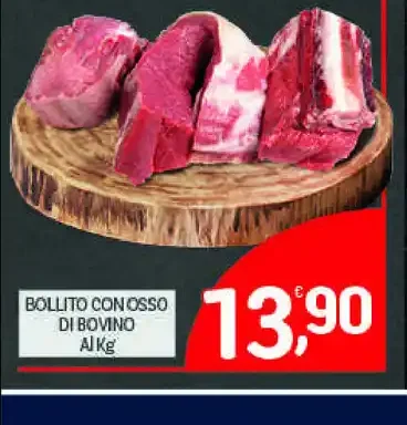 Bollito con osso di bovino