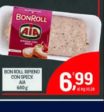 Bon roll ripieno con speck