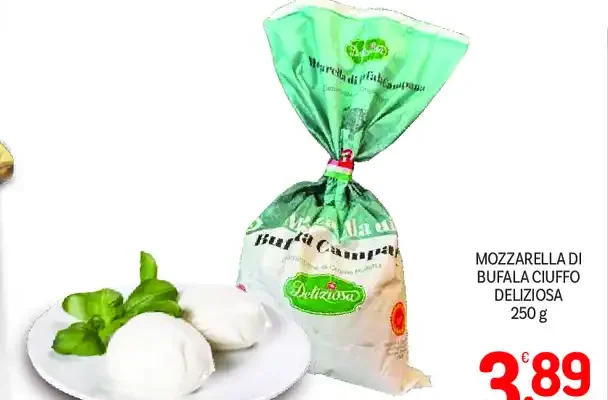 Mozzarella di bufala ciuffo