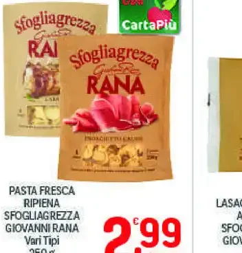 Pasta fresca ripiena Sfogliagrezza Rana
