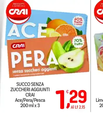 Succo senza zuccheri aggiunti