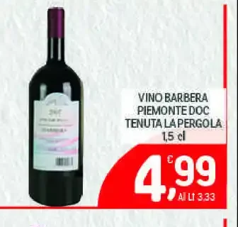 Vino Barbera Piemonte DOC