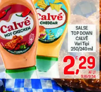 Salse top down Calvé