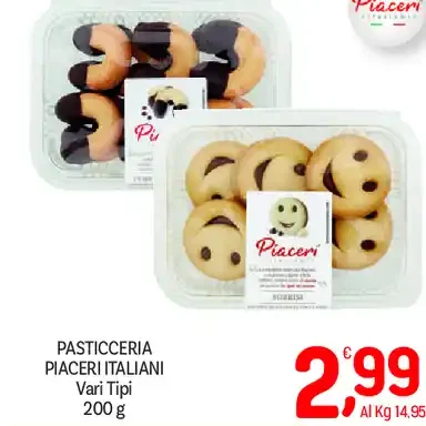 Pasticceria Piaceri Italiani vari tipi