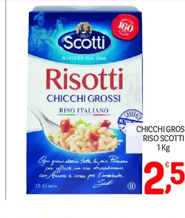Chicchi grossi Riso Scotti