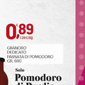 Passata di pomodoro Granoro