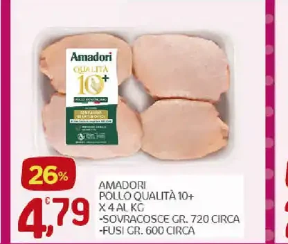 Pollo qualità 10+ sovracosce
