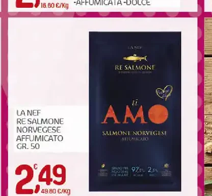 Salmone norvegese affumicato