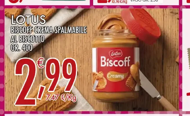 Crema spalmabile al biscotto