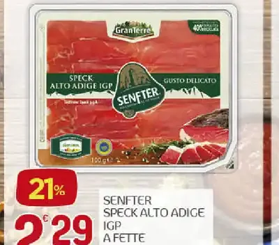 Speck affettato