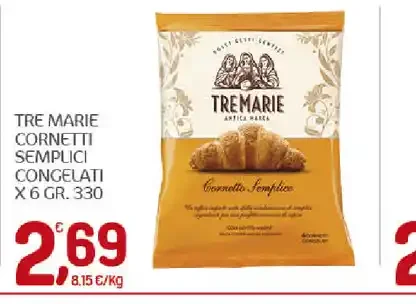 Cornetti semplici congelati