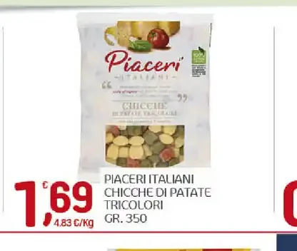 Chicche di patate tricolori