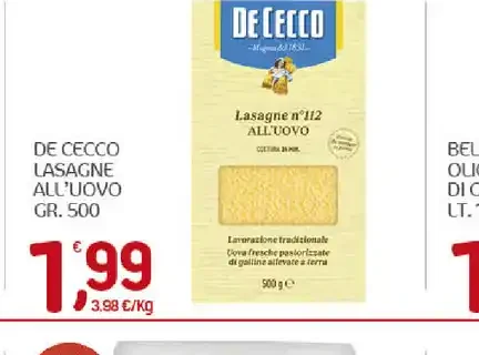Lasagne all’uovo