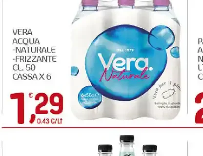 Acqua naturale frizzante