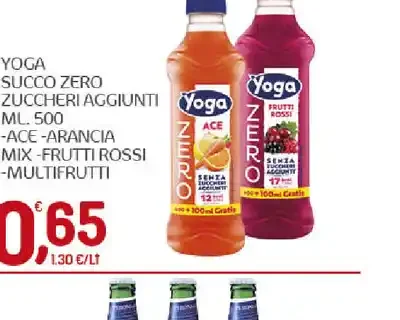 Succo zero senza zuccheri aggiunti