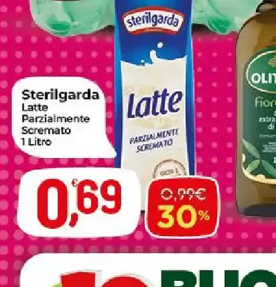 Latte parzialmente scremato