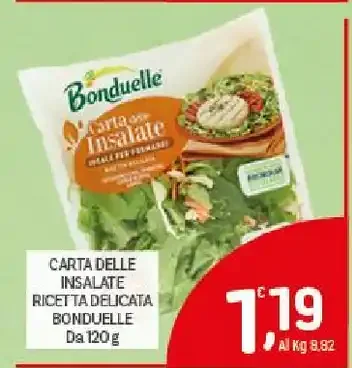Carta delle insalate