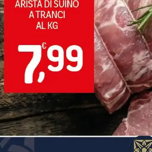 Arista di suino a tranci