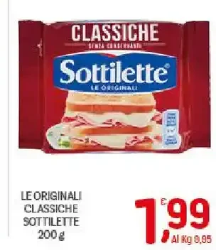 Sottilette Classiche
