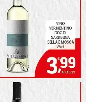 Vino Vermentino DOC Sardegna Sella & Mosca