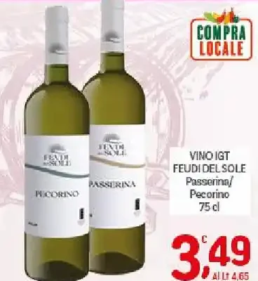 Vino GT Feudi del Sole Passerina/Pecorino