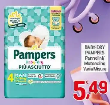 Pannolini Pampers Baby-Dry