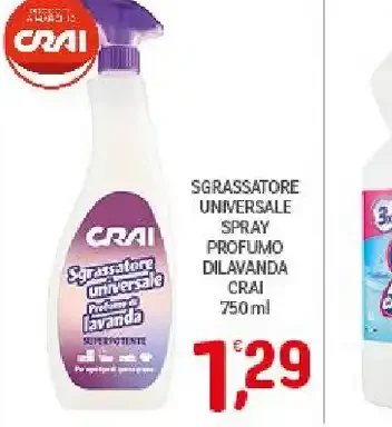 Sgrassatore universale spray Crai