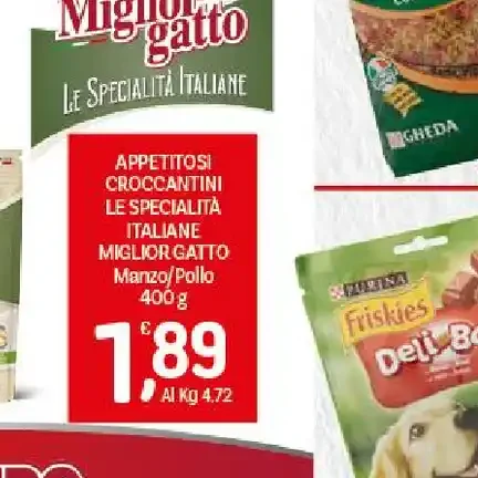 Croccantini gatto manzo/pollo Miglior Gatto